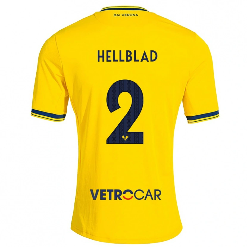 Danxen Damen Loke Hellblad #2 Gelb Rot Auswärtstrikot Trikot 2026/27 T-Shirt