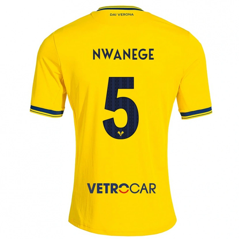 Danxen Damen Karlson Nwanege #5 Gelb Rot Auswärtstrikot Trikot 2026/27 T-Shirt