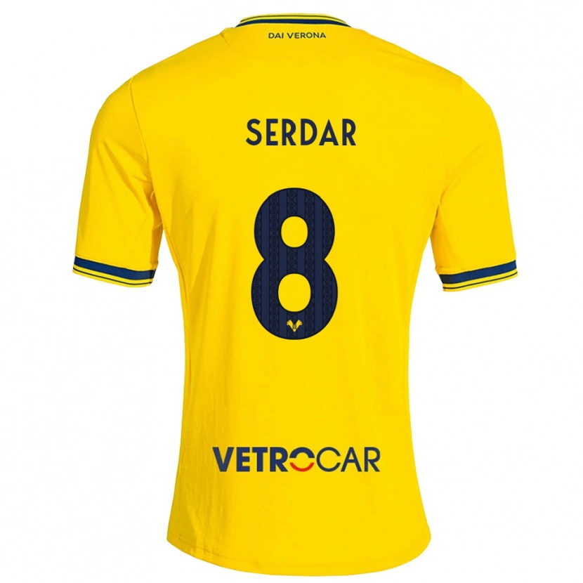 Danxen Damen Suat Serdar #8 Gelb Rot Auswärtstrikot Trikot 2026/27 T-Shirt