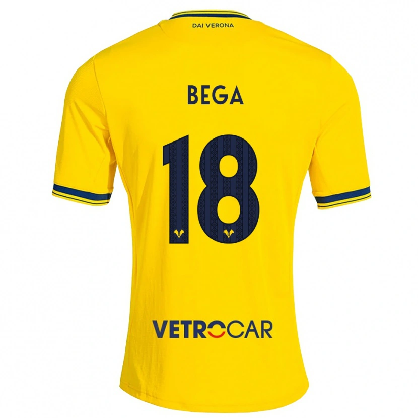 Danxen Damen Leorat Bega #18 Gelb Rot Auswärtstrikot Trikot 2026/27 T-Shirt