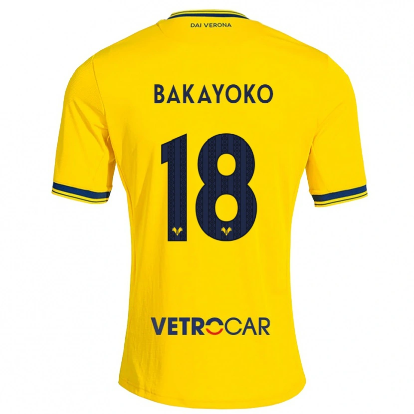 Danxen Damen Dramane Bayoko #18 Gelb Rot Auswärtstrikot Trikot 2026/27 T-Shirt
