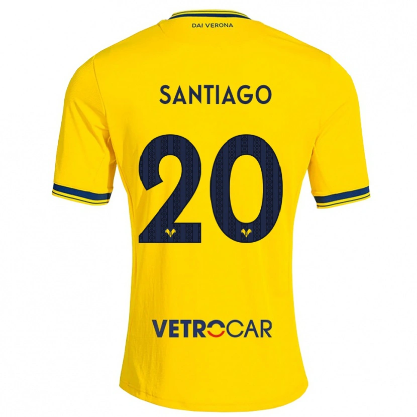 Danxen Damen Yellu Santiago #20 Gelb Rot Auswärtstrikot Trikot 2026/27 T-Shirt