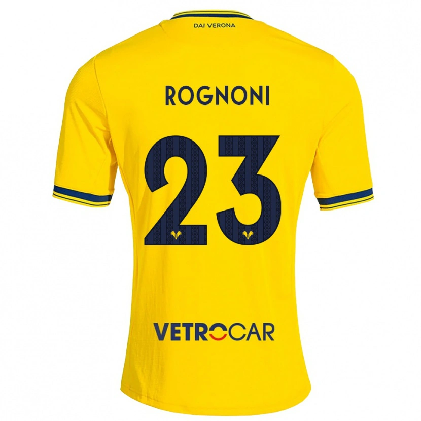 Danxen Damen Alessia Rognoni #23 Gelb Rot Auswärtstrikot Trikot 2026/27 T-Shirt