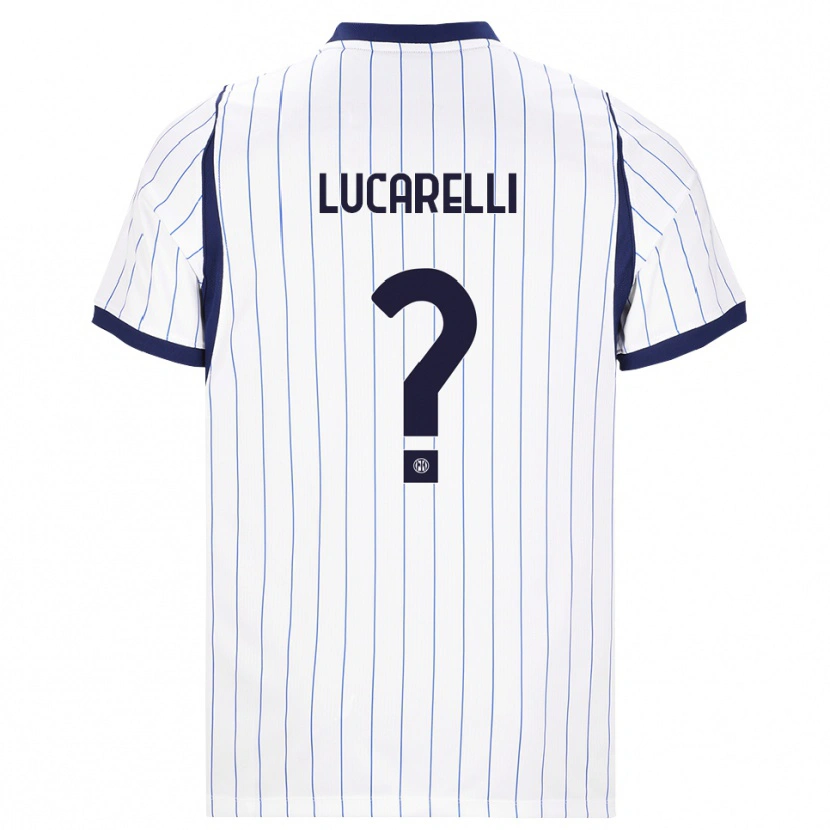 Danxen Damen Diego Lucarelli #0 Weiß Dunkelblau Auswärtstrikot Trikot 2026/27 T-Shirt