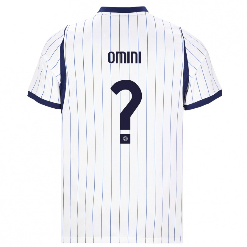 Danxen Damen Pietro Omini #0 Weiß Dunkelblau Auswärtstrikot Trikot 2026/27 T-Shirt