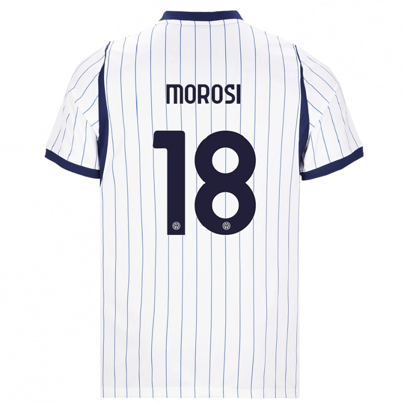Danxen Damen Cesare Morosi #18 Weiß Dunkelblau Auswärtstrikot Trikot 2026/27 T-Shirt