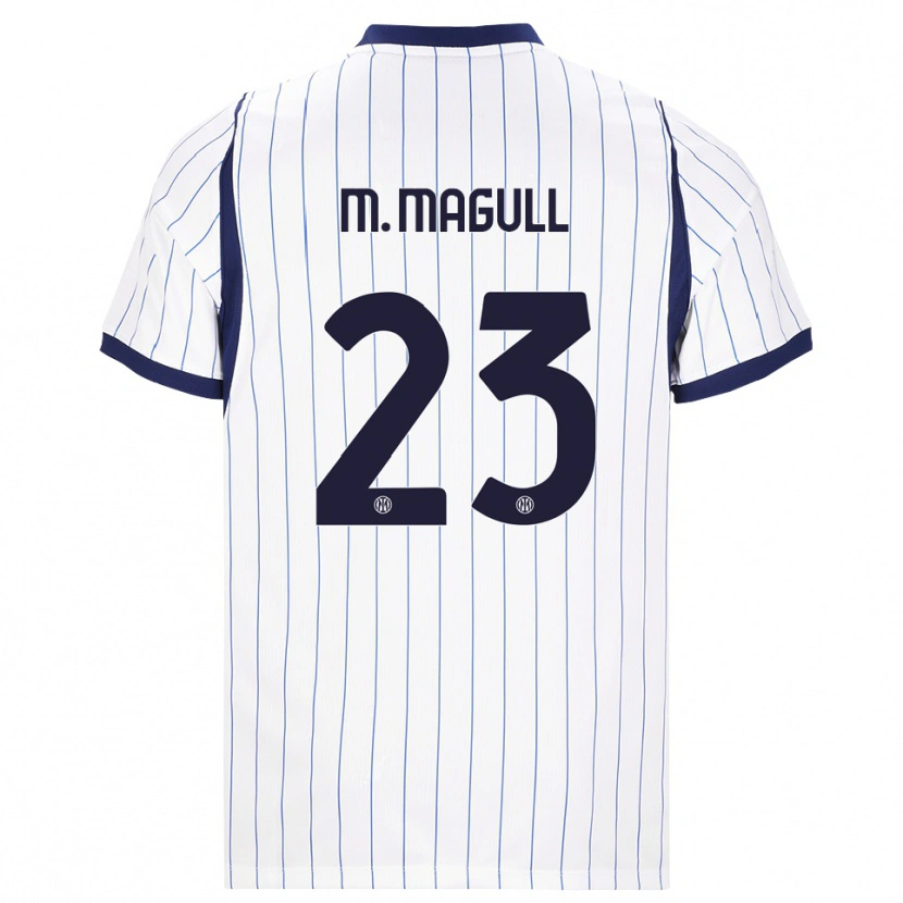 Danxen Damen Lina Maria Magull #23 Weiß Dunkelblau Auswärtstrikot Trikot 2026/27 T-Shirt