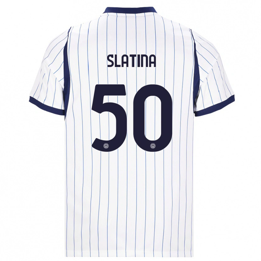 Danxen Damen Duje Slatina #50 Weiß Dunkelblau Auswärtstrikot Trikot 2026/27 T-Shirt