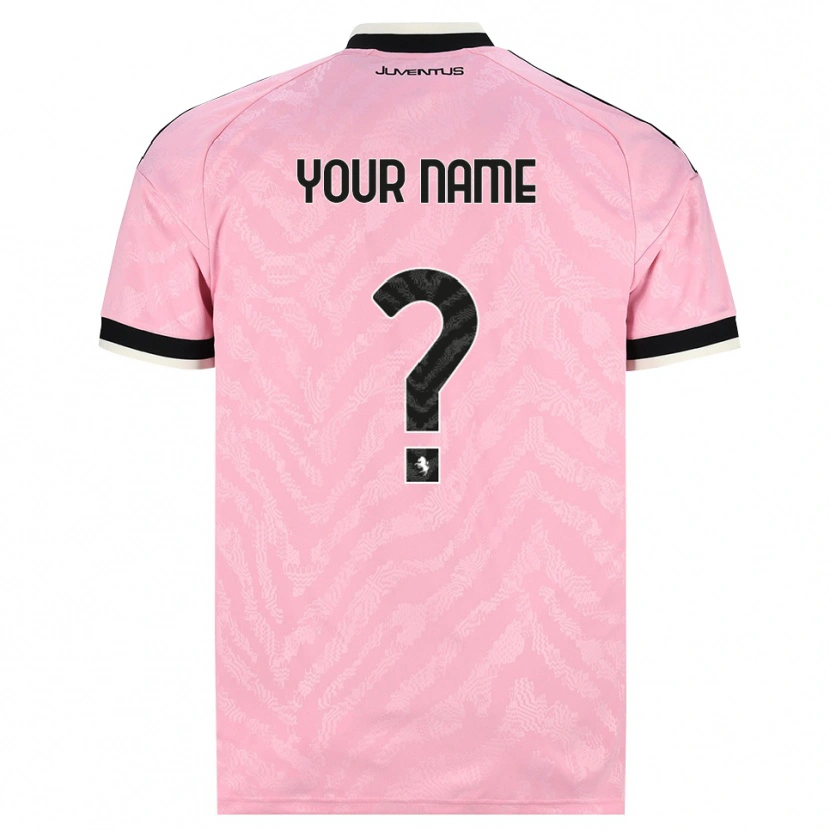 Danxen Damen Ihren Namen #0 Pink Schwarz Auswärtstrikot Trikot 2026/27 T-Shirt