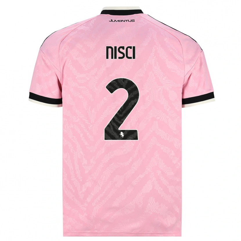 Danxen Damen Alessandro Nisci #2 Pink Schwarz Auswärtstrikot Trikot 2026/27 T-Shirt