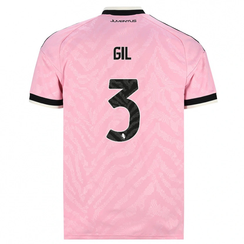 Danxen Damen Javier Gil #3 Pink Schwarz Auswärtstrikot Trikot 2026/27 T-Shirt