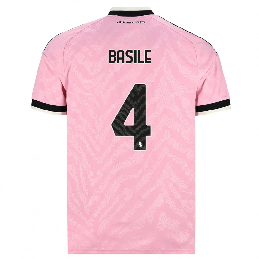 Danxen Damen Piergiorgio Basile #4 Pink Schwarz Auswärtstrikot Trikot 2026/27 T-Shirt