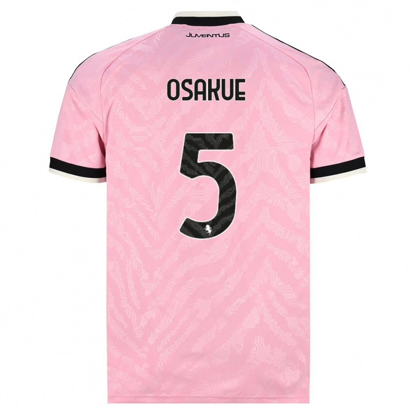 Danxen Damen Denaly Osakue #5 Pink Schwarz Auswärtstrikot Trikot 2026/27 T-Shirt