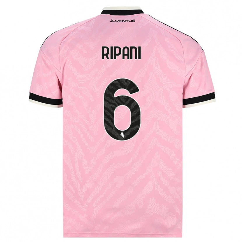 Danxen Damen Diego Ripani #6 Pink Schwarz Auswärtstrikot Trikot 2026/27 T-Shirt