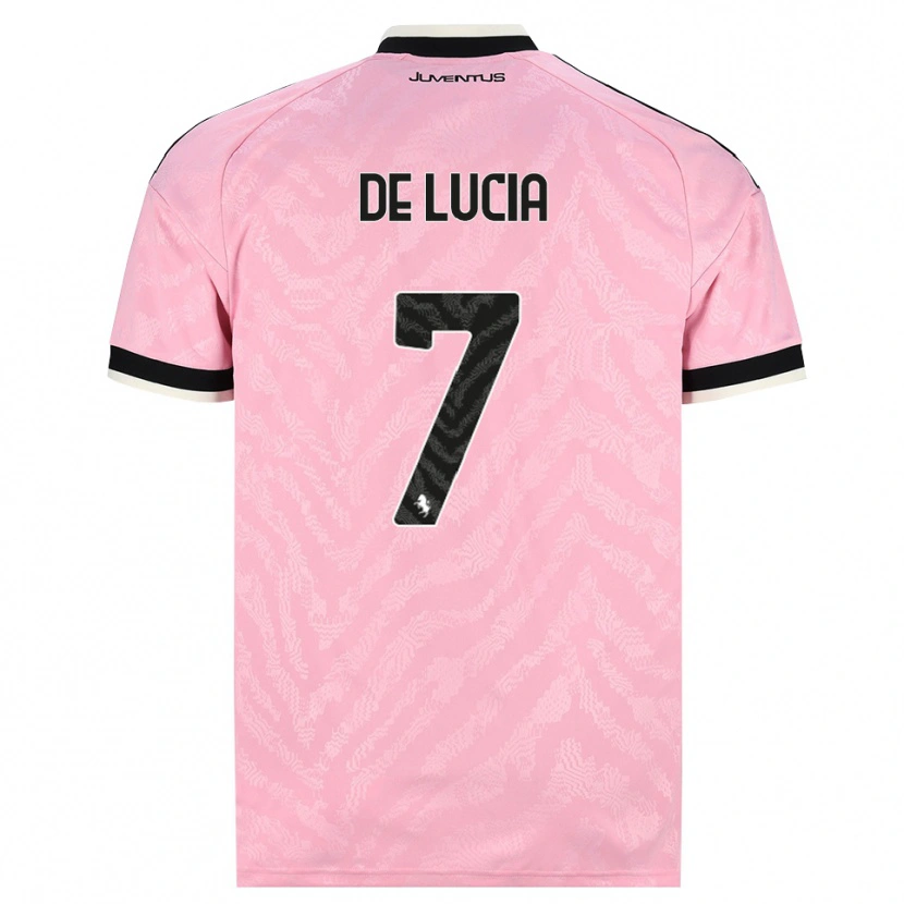 Danxen Damen Raffaele De Lucia #7 Pink Schwarz Auswärtstrikot Trikot 2026/27 T-Shirt