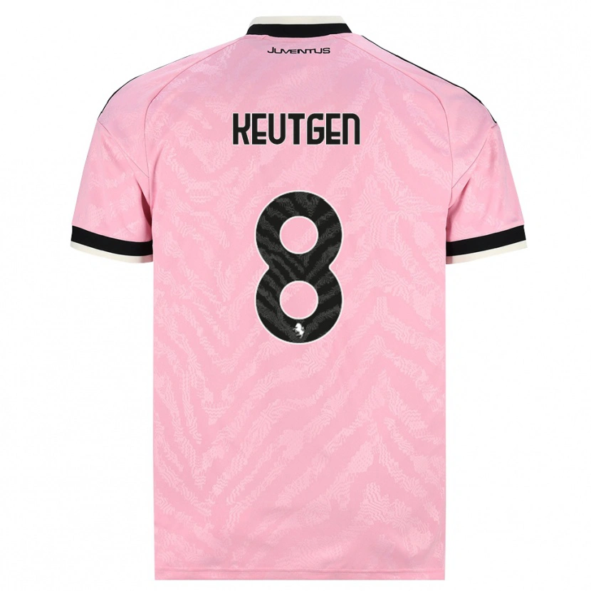 Danxen Damen Enzo Keutgen #8 Pink Schwarz Auswärtstrikot Trikot 2026/27 T-Shirt