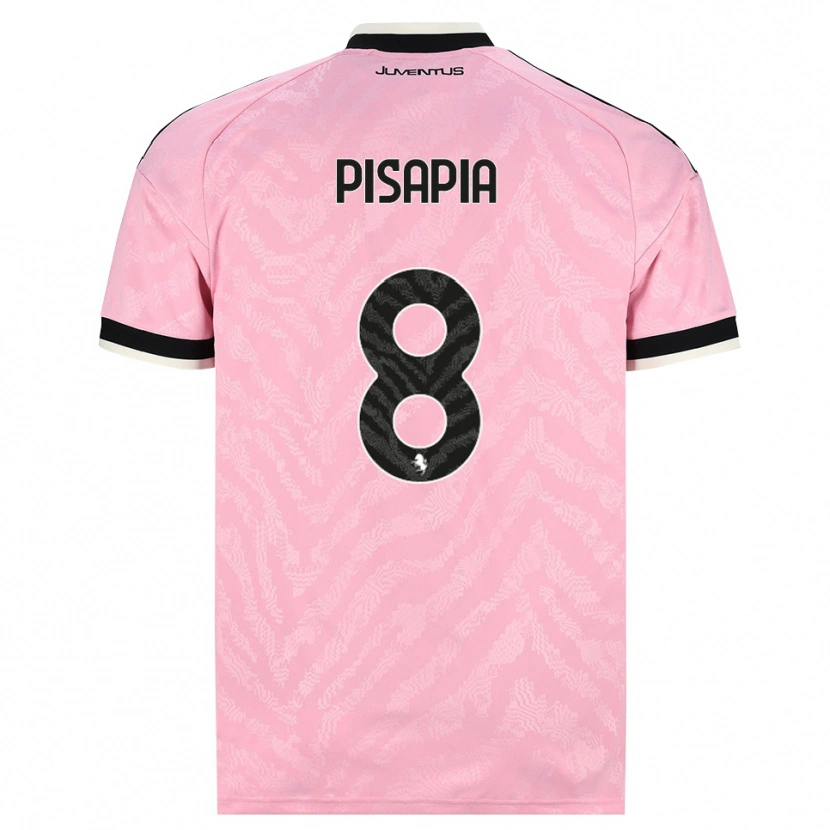 Danxen Damen Luciano Pisapia #8 Pink Schwarz Auswärtstrikot Trikot 2026/27 T-Shirt