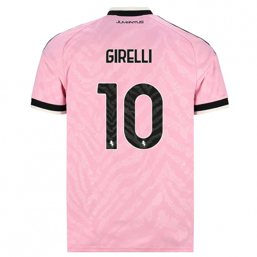 Danxen Damen Cristiana Girelli #10 Pink Schwarz Auswärtstrikot Trikot 2026/27 T-Shirt