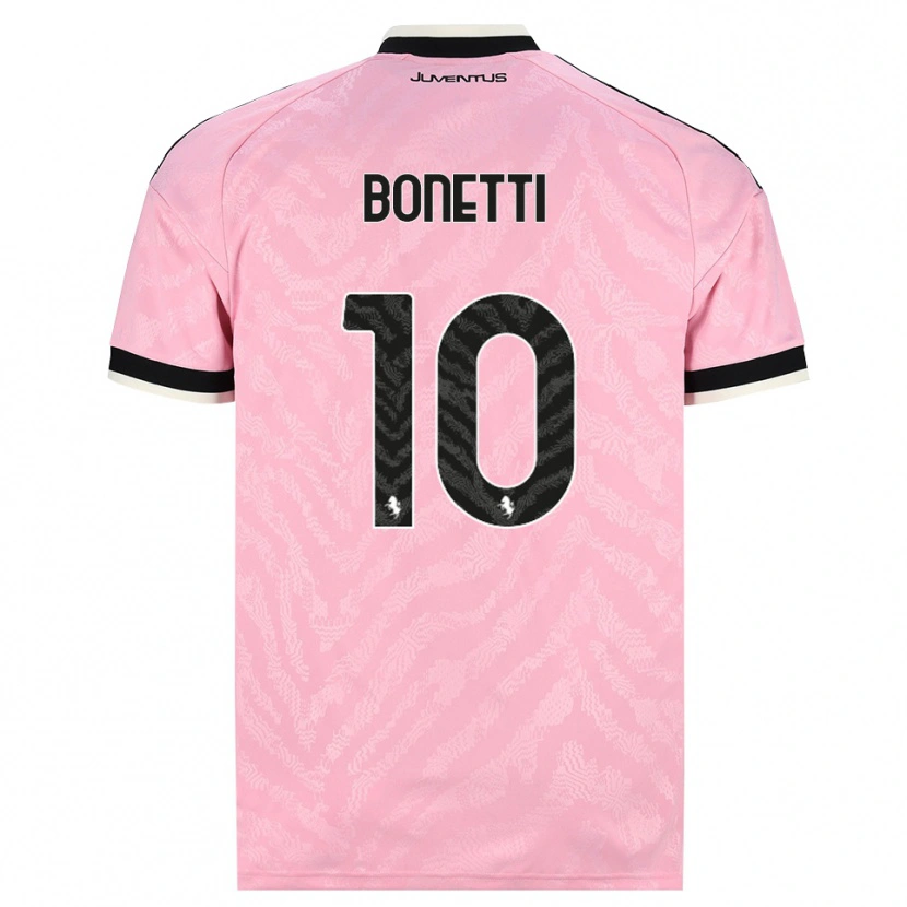 Danxen Damen Andrea Bonetti #10 Pink Schwarz Auswärtstrikot Trikot 2026/27 T-Shirt