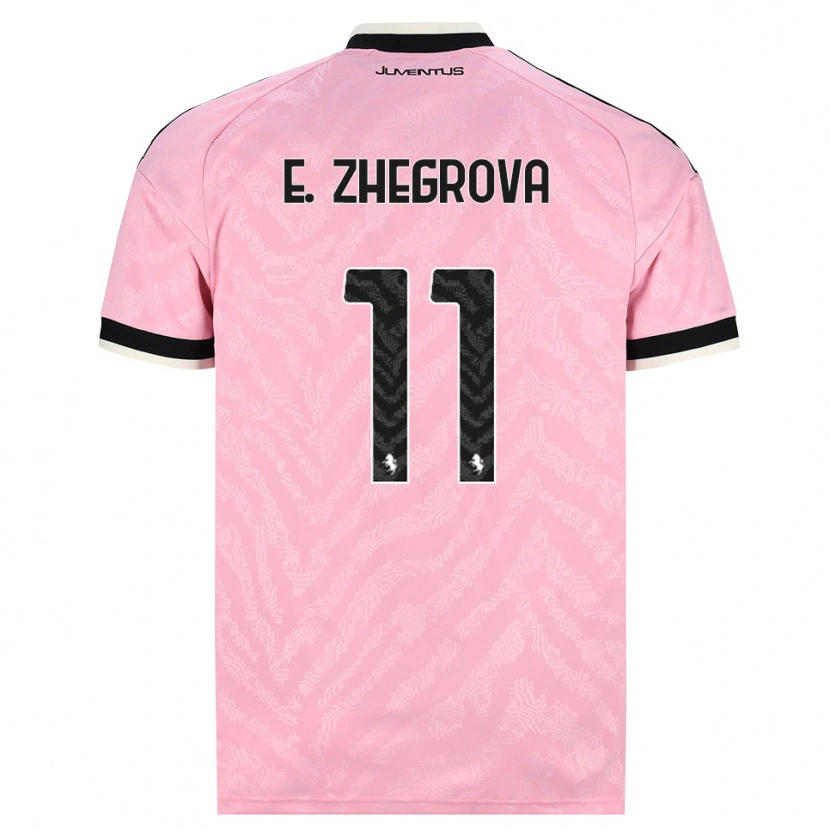 Danxen Damen Edon Zhegrova #11 Pink Schwarz Auswärtstrikot Trikot 2026/27 T-Shirt
