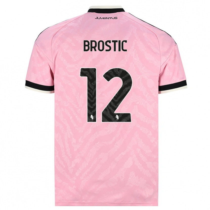 Danxen Damen Gabriel Broștic #12 Pink Schwarz Auswärtstrikot Trikot 2026/27 T-Shirt