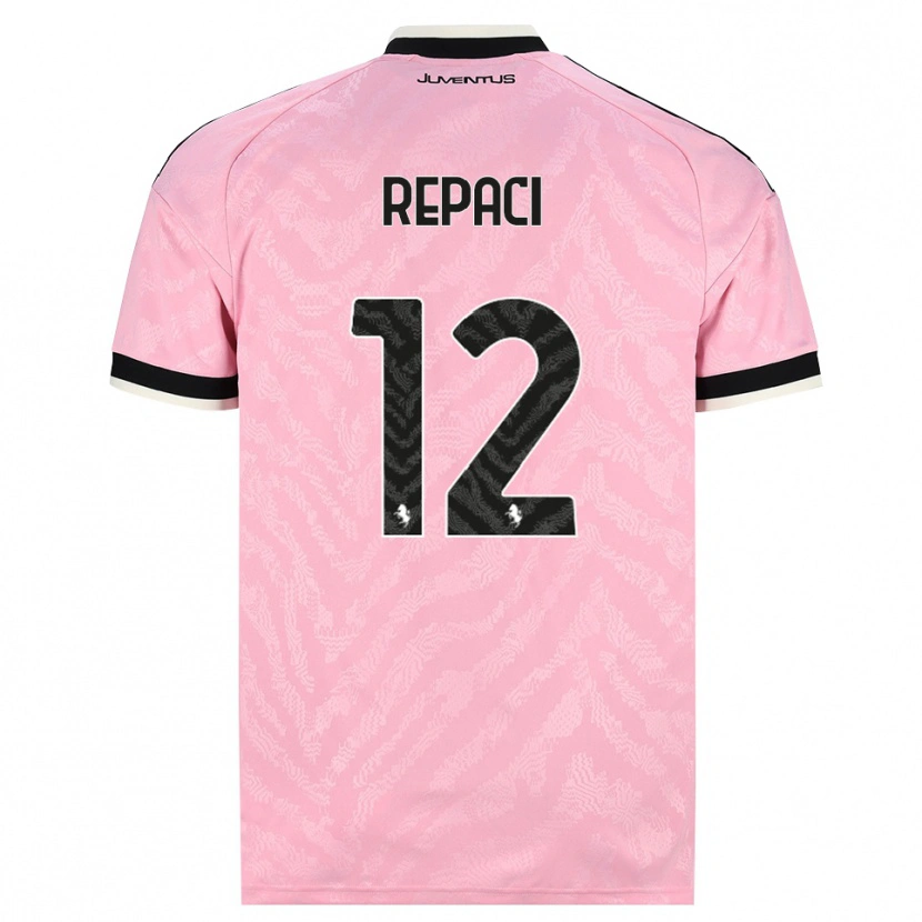Danxen Damen Tommaso Repaci #12 Pink Schwarz Auswärtstrikot Trikot 2026/27 T-Shirt