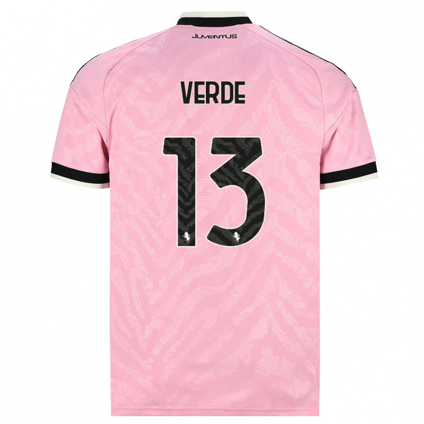 Danxen Damen Francesco Verde #13 Pink Schwarz Auswärtstrikot Trikot 2026/27 T-Shirt