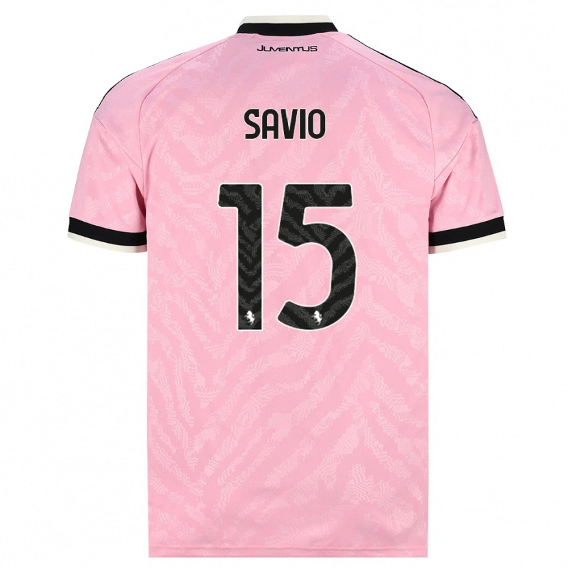 Danxen Damen Federico Savio #15 Pink Schwarz Auswärtstrikot Trikot 2026/27 T-Shirt