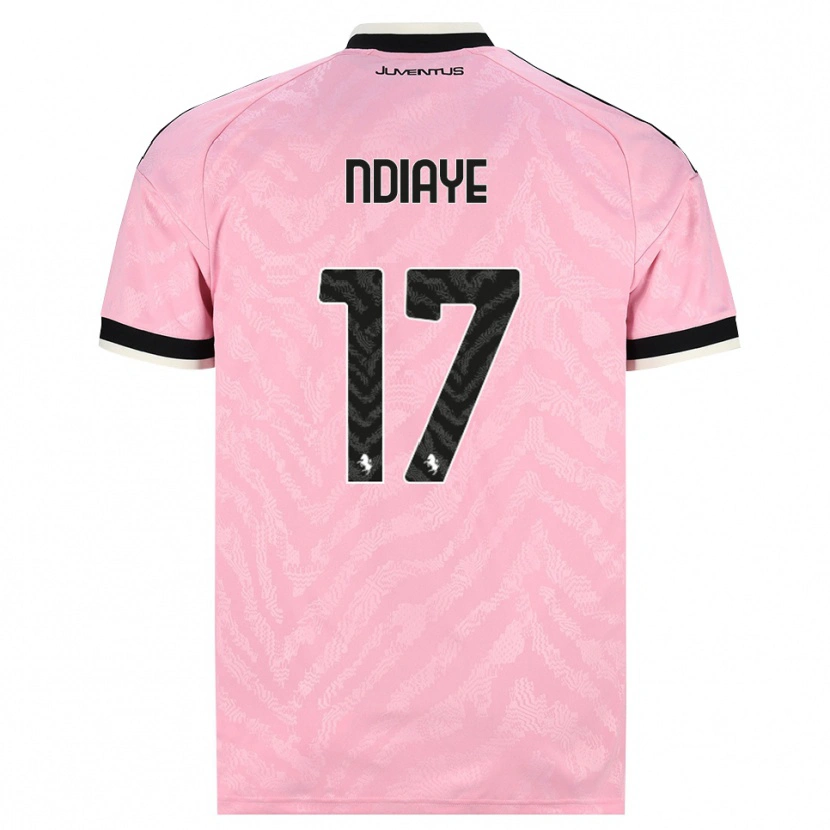 Danxen Damen Modou Ndiaye #17 Pink Schwarz Auswärtstrikot Trikot 2026/27 T-Shirt