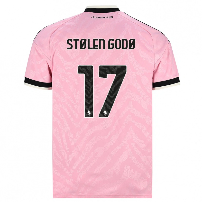 Danxen Damen Emma Stølen Godø #17 Pink Schwarz Auswärtstrikot Trikot 2026/27 T-Shirt