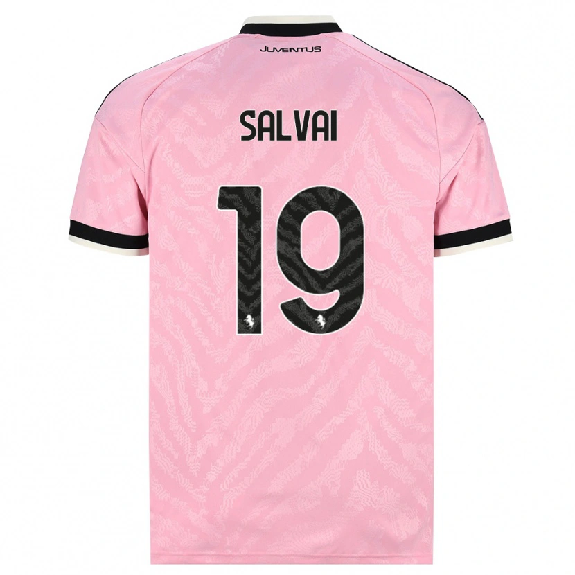 Danxen Damen Pietro Salvai #19 Pink Schwarz Auswärtstrikot Trikot 2026/27 T-Shirt