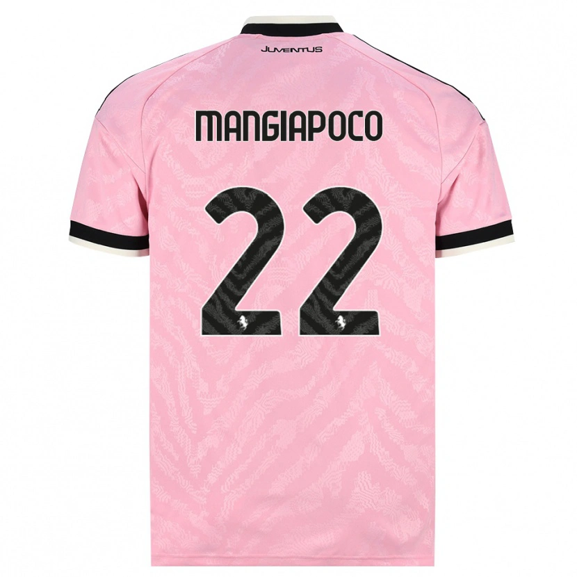 Danxen Damen Stefano Mangiapoco #22 Pink Schwarz Auswärtstrikot Trikot 2026/27 T-Shirt
