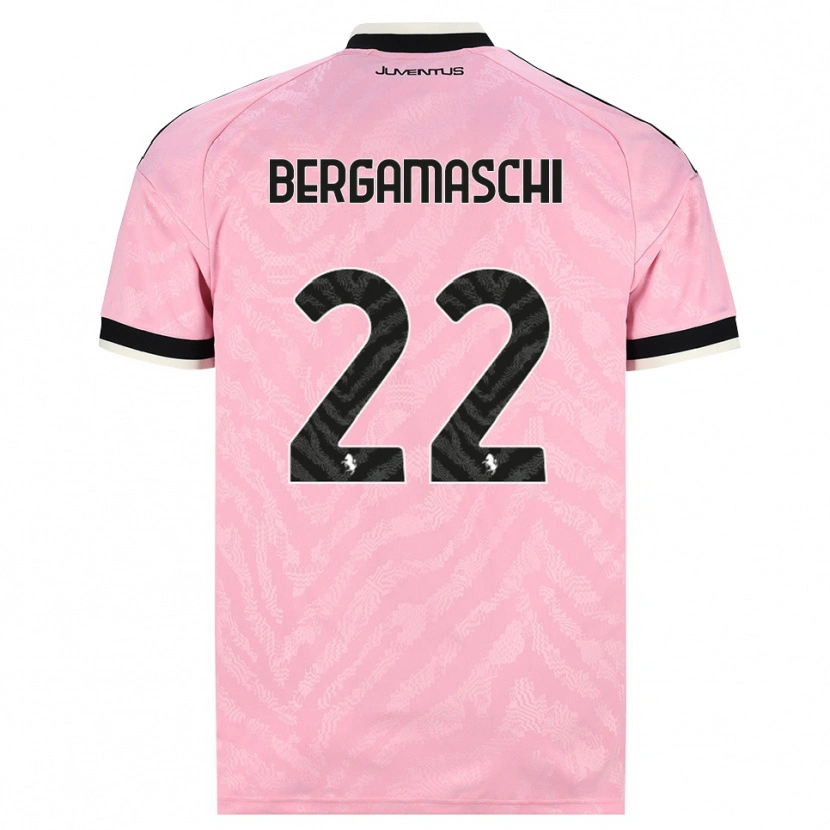 Danxen Damen Valentina Bergamaschi #22 Pink Schwarz Auswärtstrikot Trikot 2026/27 T-Shirt