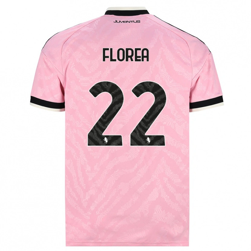 Danxen Damen Andrei Florea #22 Pink Schwarz Auswärtstrikot Trikot 2026/27 T-Shirt