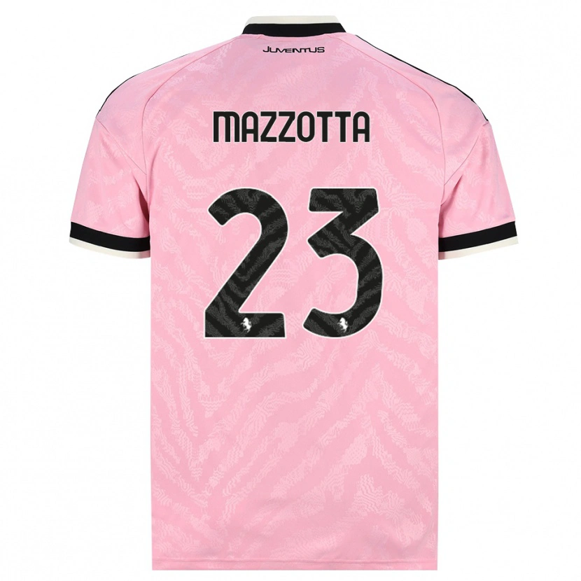 Danxen Damen Raphael Mazzotta #23 Pink Schwarz Auswärtstrikot Trikot 2026/27 T-Shirt