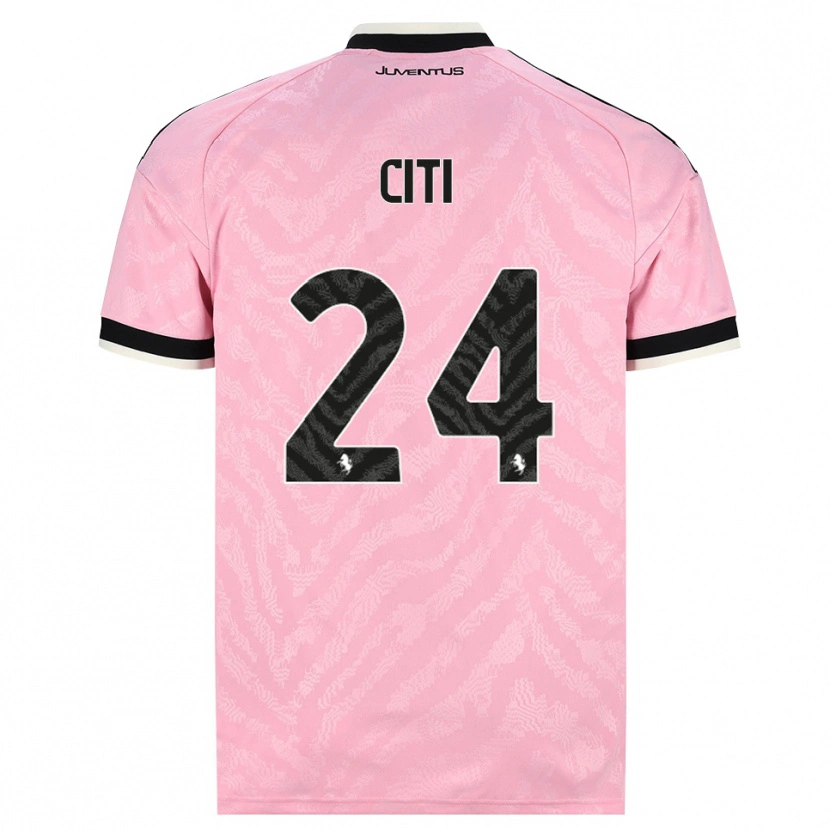 Danxen Damen Alessandro Citi #24 Pink Schwarz Auswärtstrikot Trikot 2026/27 T-Shirt