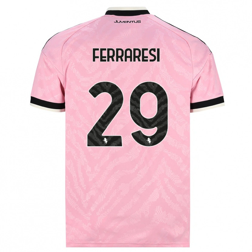 Danxen Damen Eleonora Ferraresi #29 Pink Schwarz Auswärtstrikot Trikot 2026/27 T-Shirt