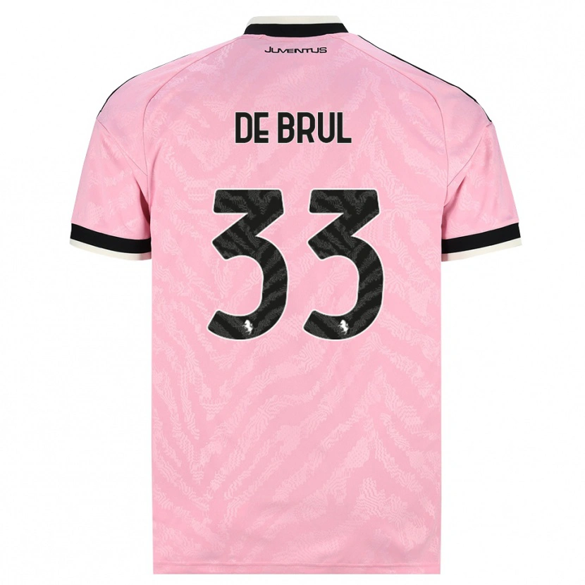 Danxen Damen Maxime De Brul #33 Pink Schwarz Auswärtstrikot Trikot 2026/27 T-Shirt