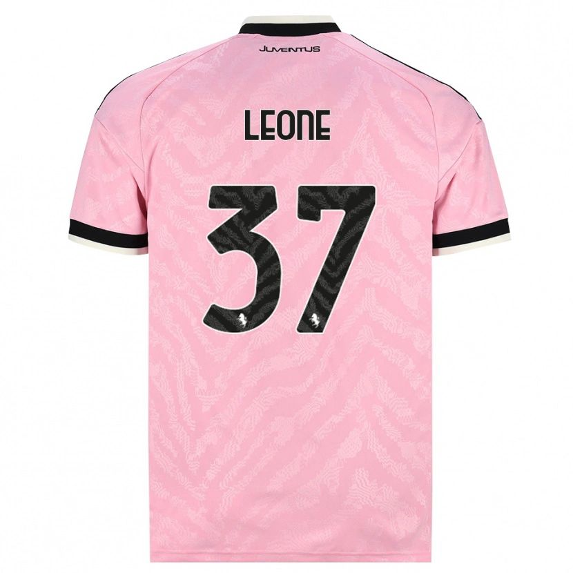 Danxen Damen Francesco Leone #37 Pink Schwarz Auswärtstrikot Trikot 2026/27 T-Shirt