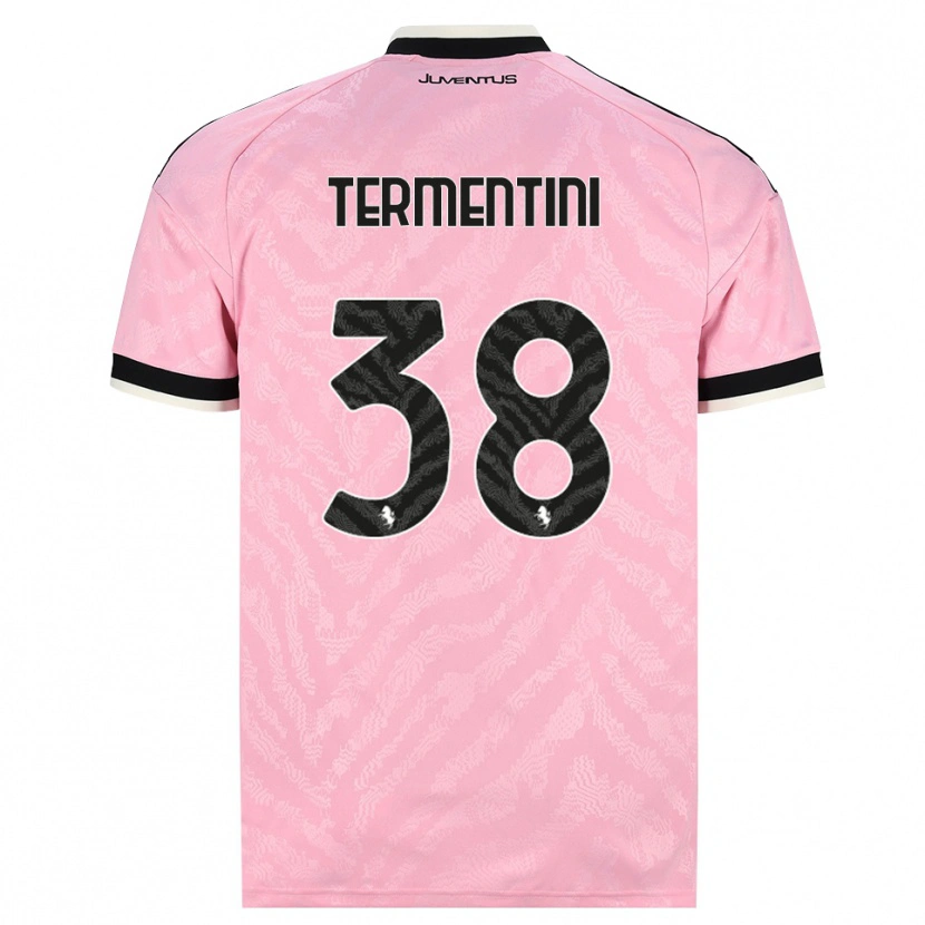 Danxen Damen Giorgia Termentini #38 Pink Schwarz Auswärtstrikot Trikot 2026/27 T-Shirt