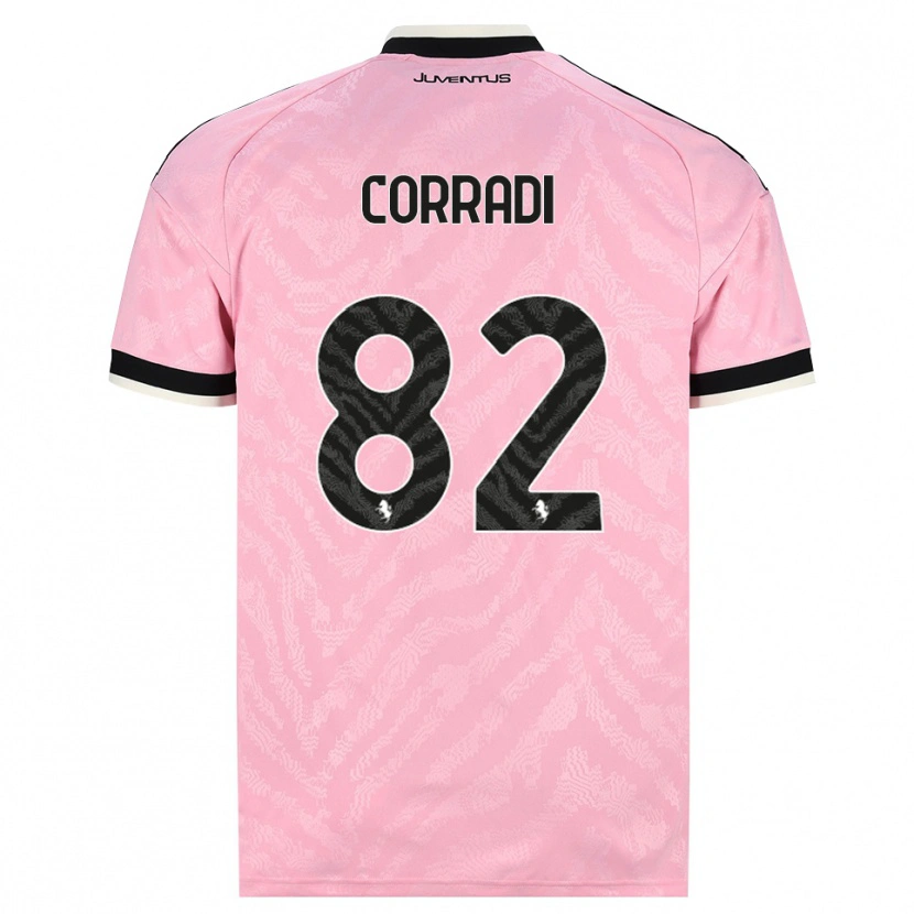 Danxen Damen Christian Corradi #82 Pink Schwarz Auswärtstrikot Trikot 2026/27 T-Shirt