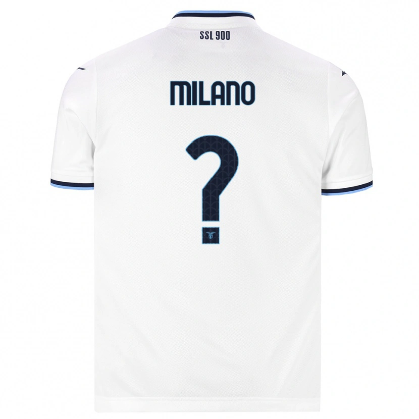Danxen Damen Alessandro Milano #0 Weiß Dunkelblau Auswärtstrikot Trikot 2026/27 T-Shirt