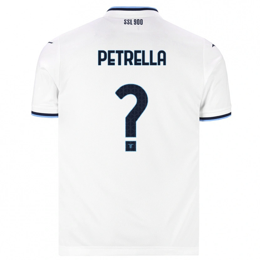 Danxen Damen Anthony Petrella #0 Weiß Dunkelblau Auswärtstrikot Trikot 2026/27 T-Shirt
