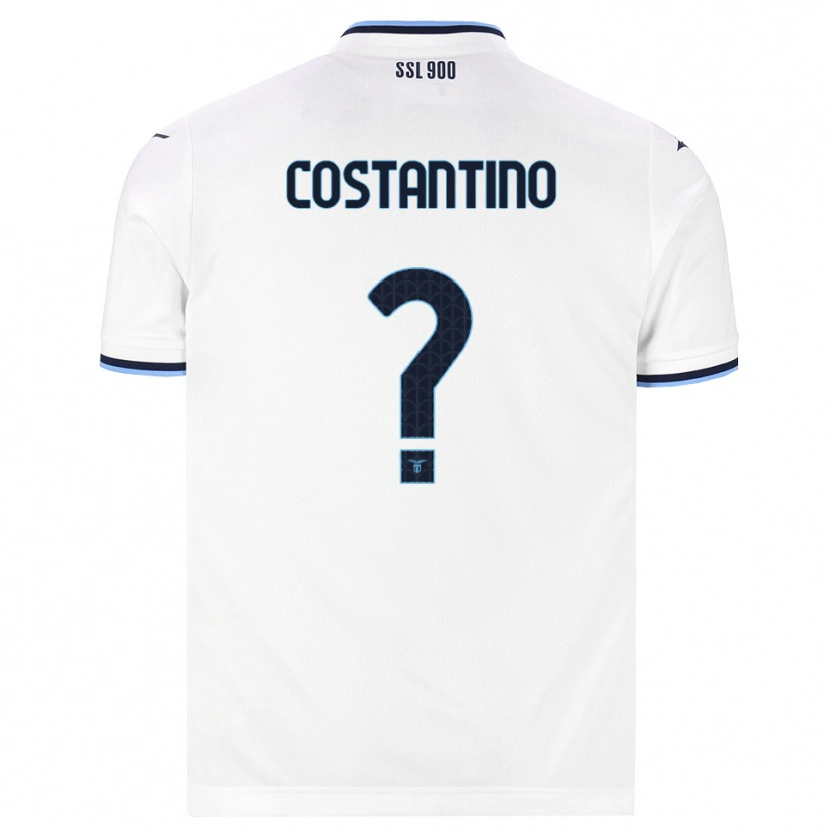 Danxen Damen Davide Costantino #0 Weiß Dunkelblau Auswärtstrikot Trikot 2026/27 T-Shirt