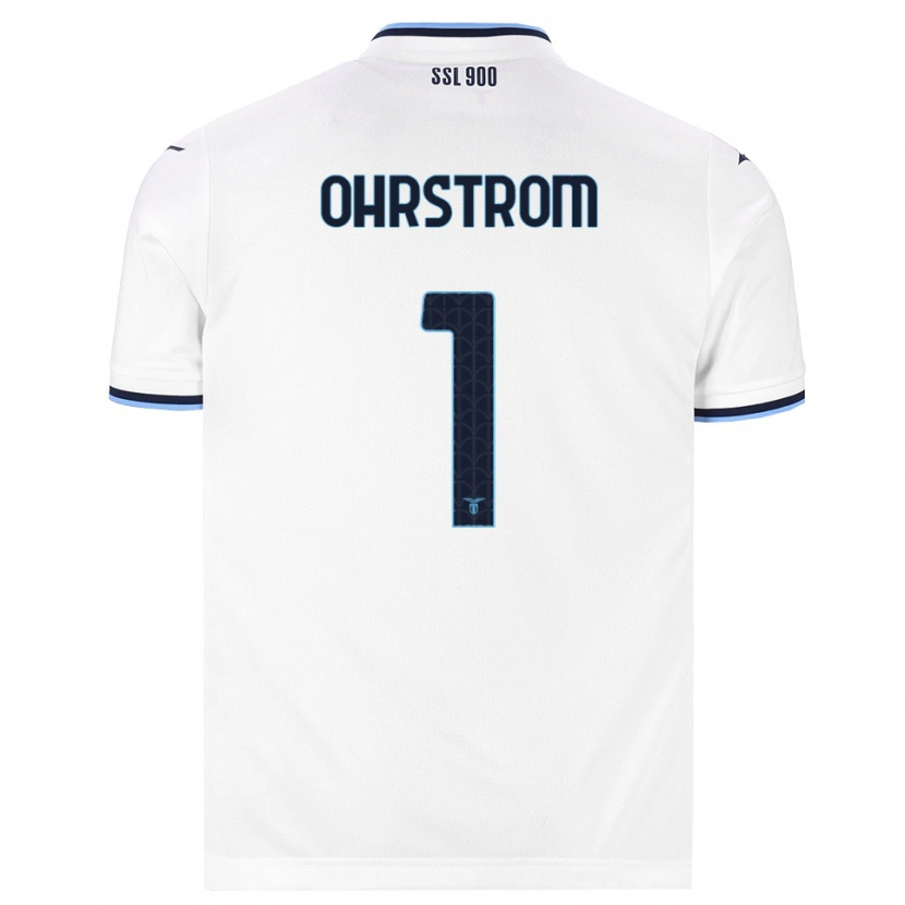Danxen Damen Stephanie Ohrstrom #1 Weiß Dunkelblau Auswärtstrikot Trikot 2026/27 T-Shirt