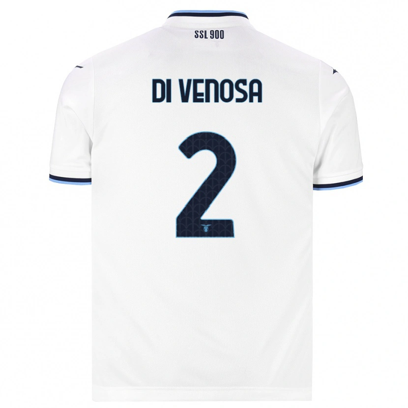 Danxen Damen Rocco Di Venosa #2 Weiß Dunkelblau Auswärtstrikot Trikot 2026/27 T-Shirt