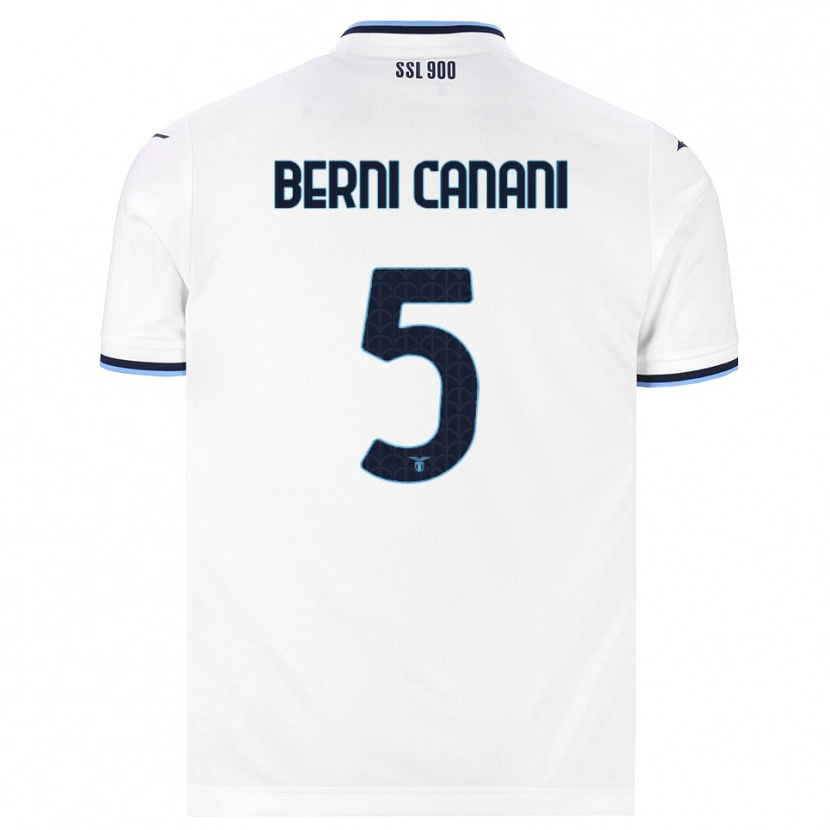 Danxen Damen Leonardo Berni Canani #5 Weiß Dunkelblau Auswärtstrikot Trikot 2026/27 T-Shirt