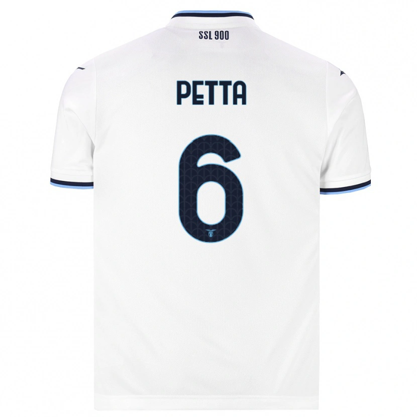 Danxen Damen Andrea Petta #6 Weiß Dunkelblau Auswärtstrikot Trikot 2026/27 T-Shirt