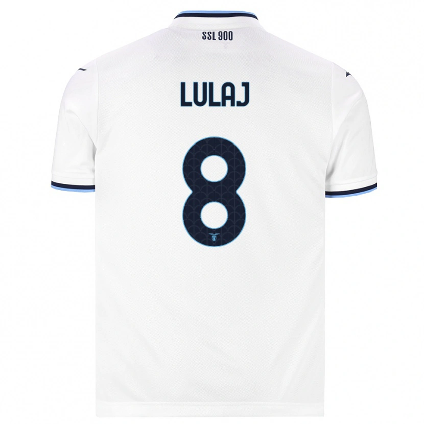 Danxen Damen Daniele Lulaj #8 Weiß Dunkelblau Auswärtstrikot Trikot 2026/27 T-Shirt