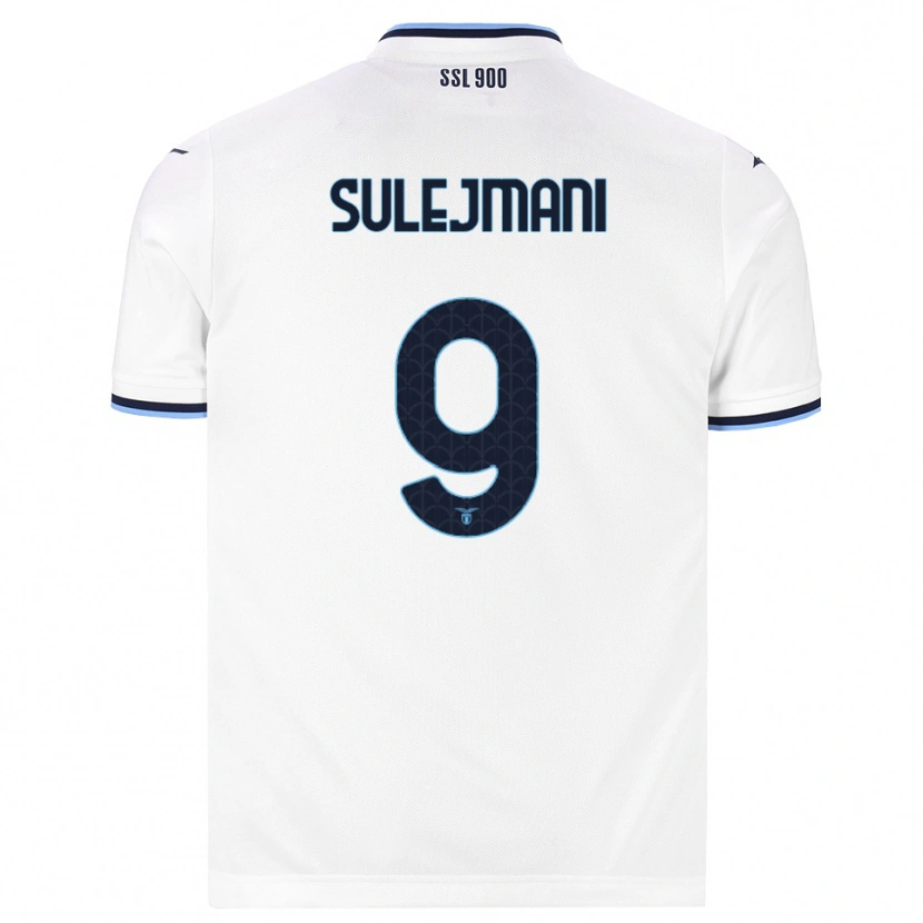 Danxen Damen Flavio Sulejmani #9 Weiß Dunkelblau Auswärtstrikot Trikot 2026/27 T-Shirt